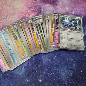 Pokemon Trading Cards - Mega Evolution, 50 Random Cards, includes Holos